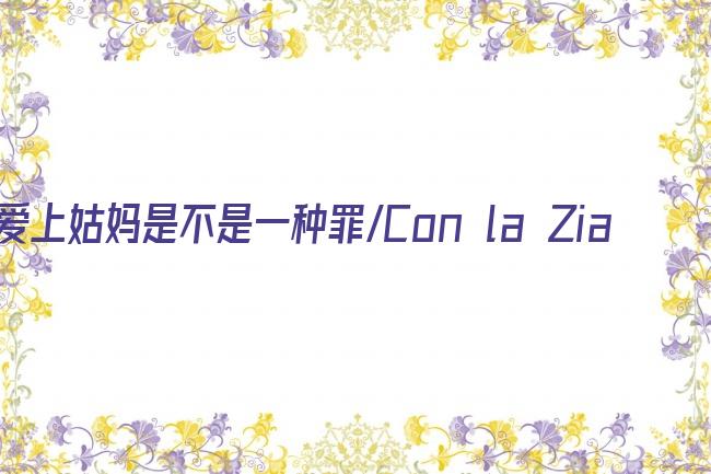 爱上姑妈是不是一种罪/Con la Zia non e peccato剧照